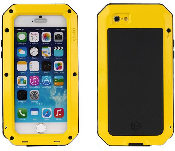 New Aluminum Metal Waterproof Mobile Phone Case for iPhone