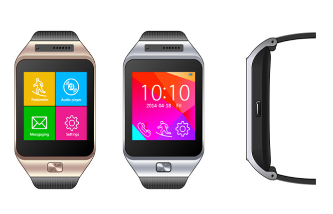 2014 New Design Touch Screen Bluetooth Smart Watch with SIM Card Hgs-29