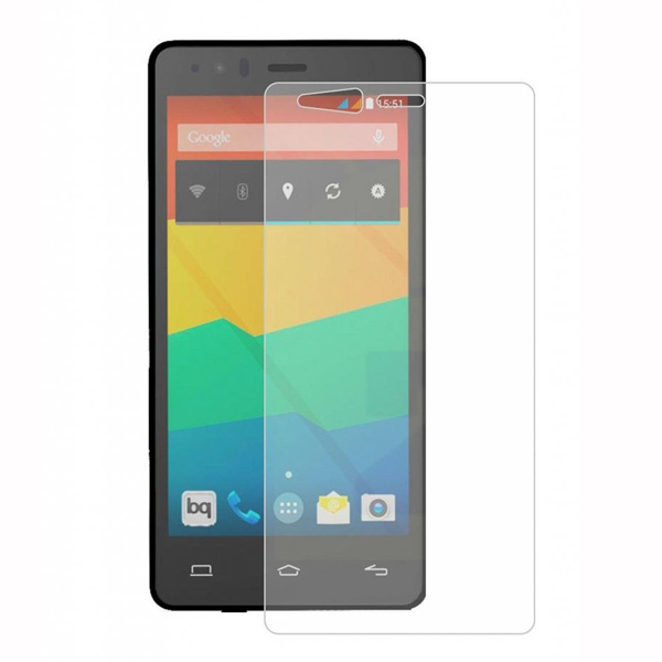 9h 2.5D 0.33mm Rounded Edge Tempered Glass Screen Protector for Bq E4