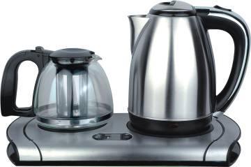 Stainless Steel Electric Kettle Set - Double Tea Kettle Set OEM (S05-A19)