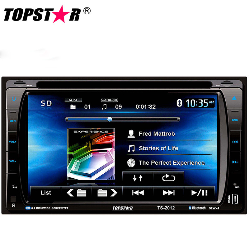 Universal Model 2 DIN Car DVD Player