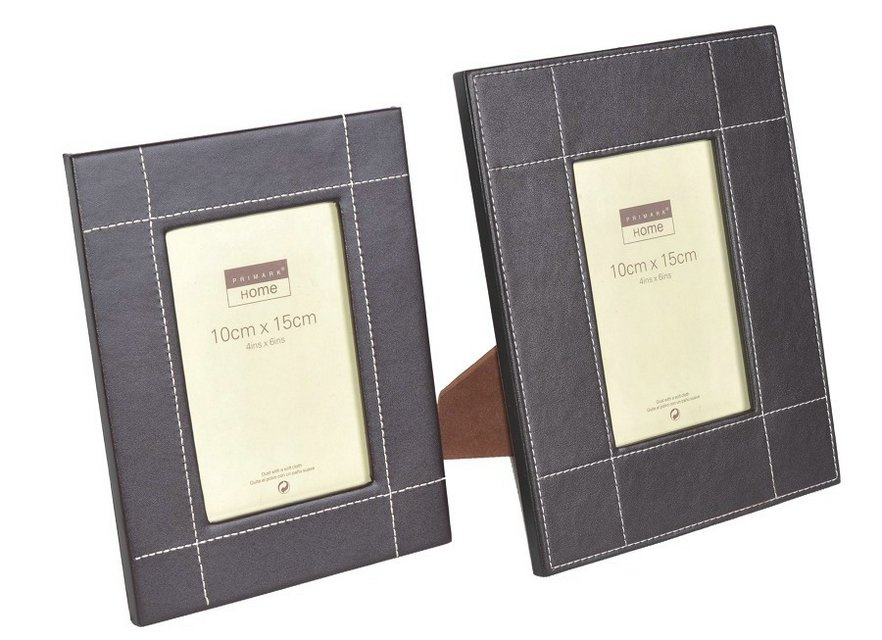 Faux Leather (PU, PVC) or Genuine Leather Photo Frame