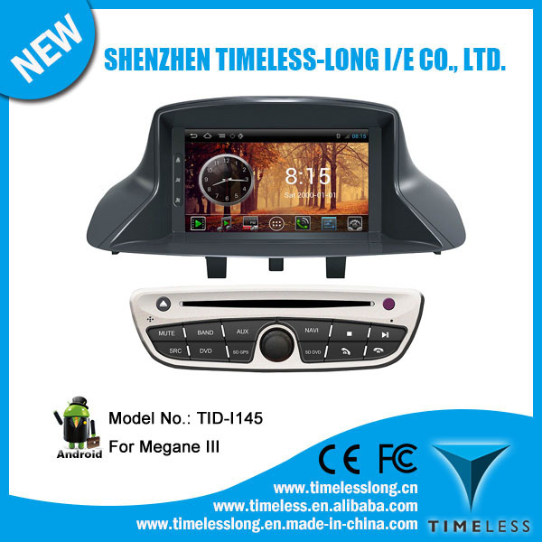 Android System Car Audio for Renault Megane III 2010-2014 with GPS iPod DVR Digital TV Box Bt Radio 3G/WiFi (TID-I145)