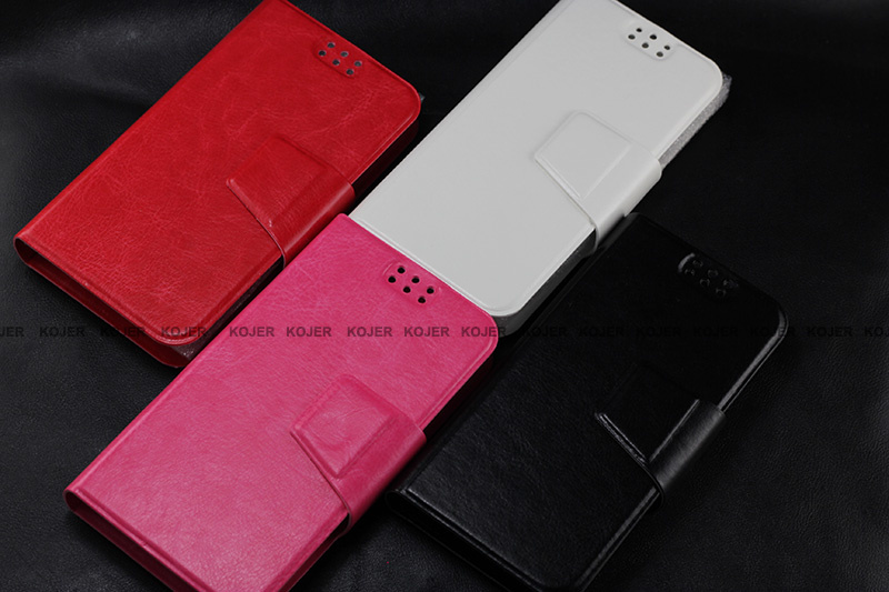 Universal PU Leather Mobile Phone Case for iPhone