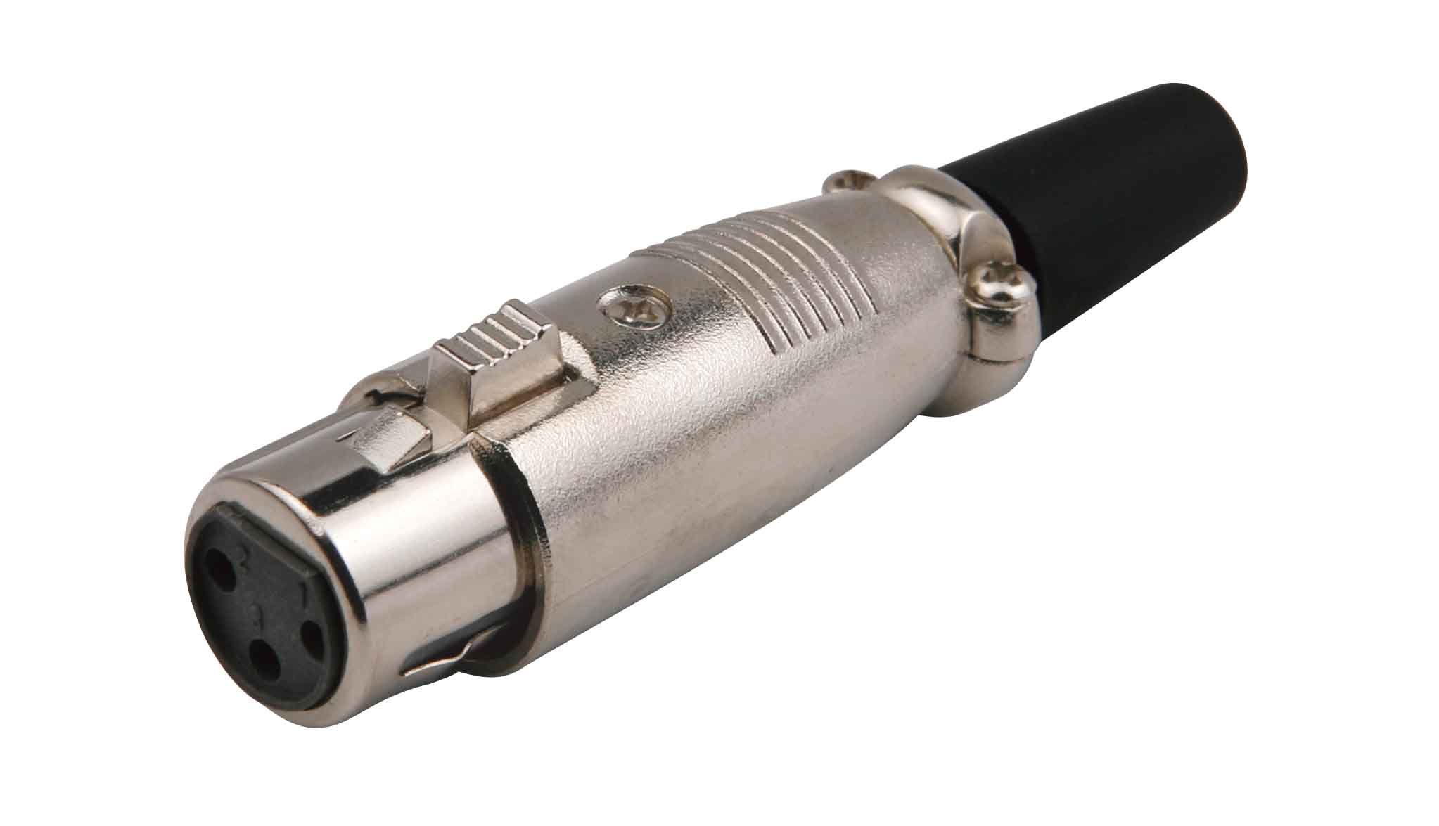 Microphone Connector for Microphone Cable and Mixer