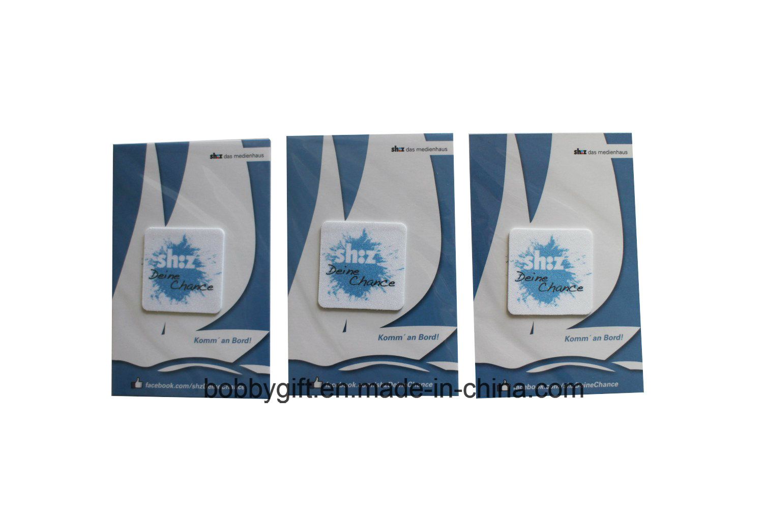 Cheap Microfiber Mobile Phone Screen Cleaner Sticker