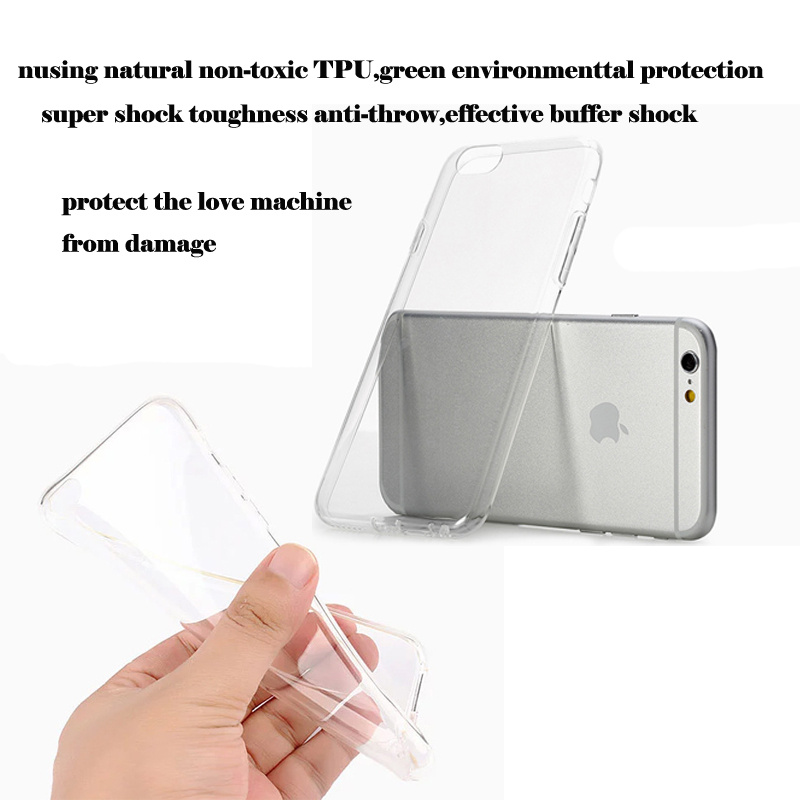 Ultra-Thin Waterproof TPU Mobile Phone Case for iPhone5 6g 6plu