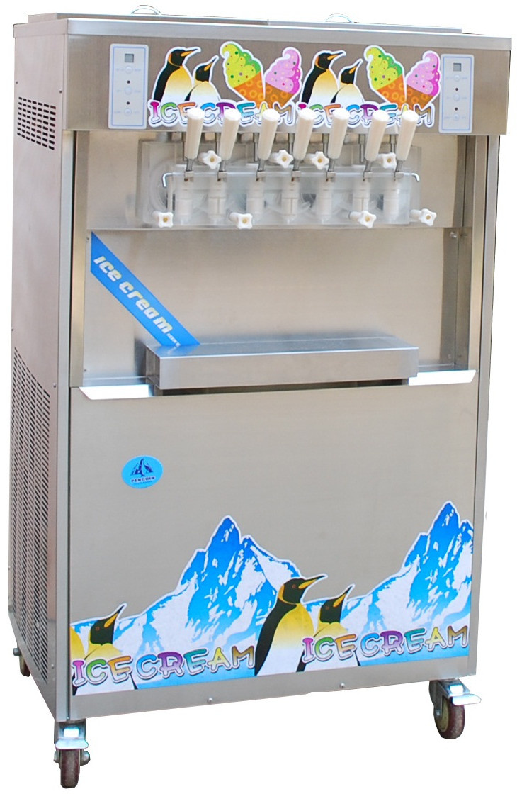 7 Flavors Soft Serve Ice Cream Machine