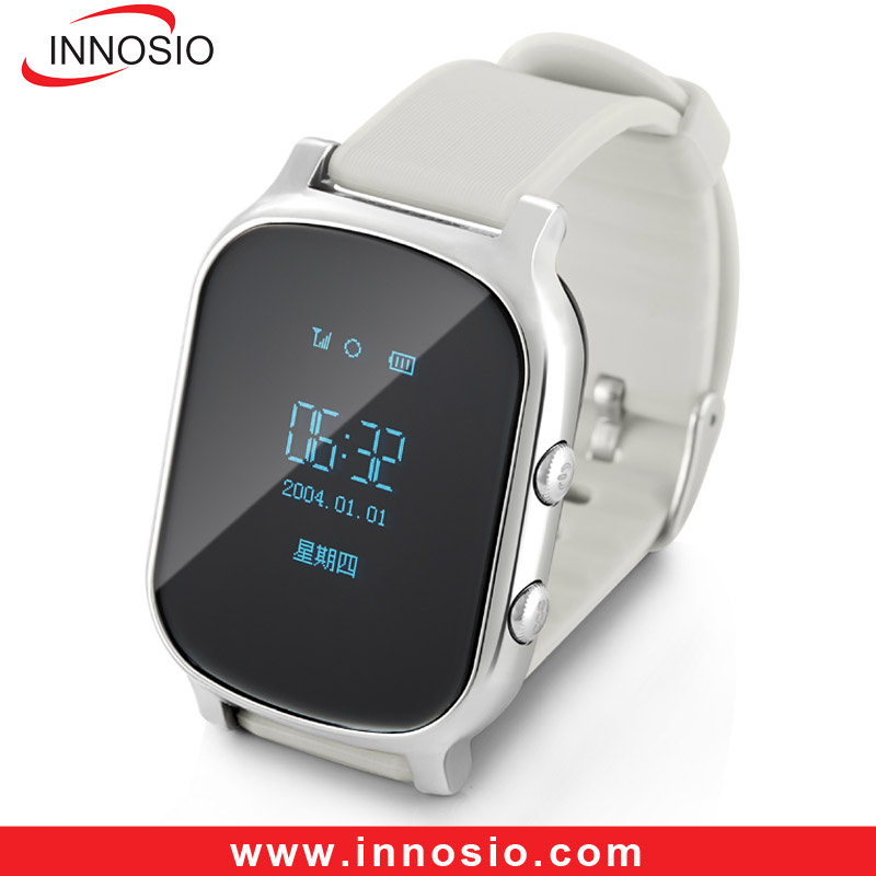 Micro SIM Card Phone WiFi/Lbs/GPS Tracking Smart Watch for Elder