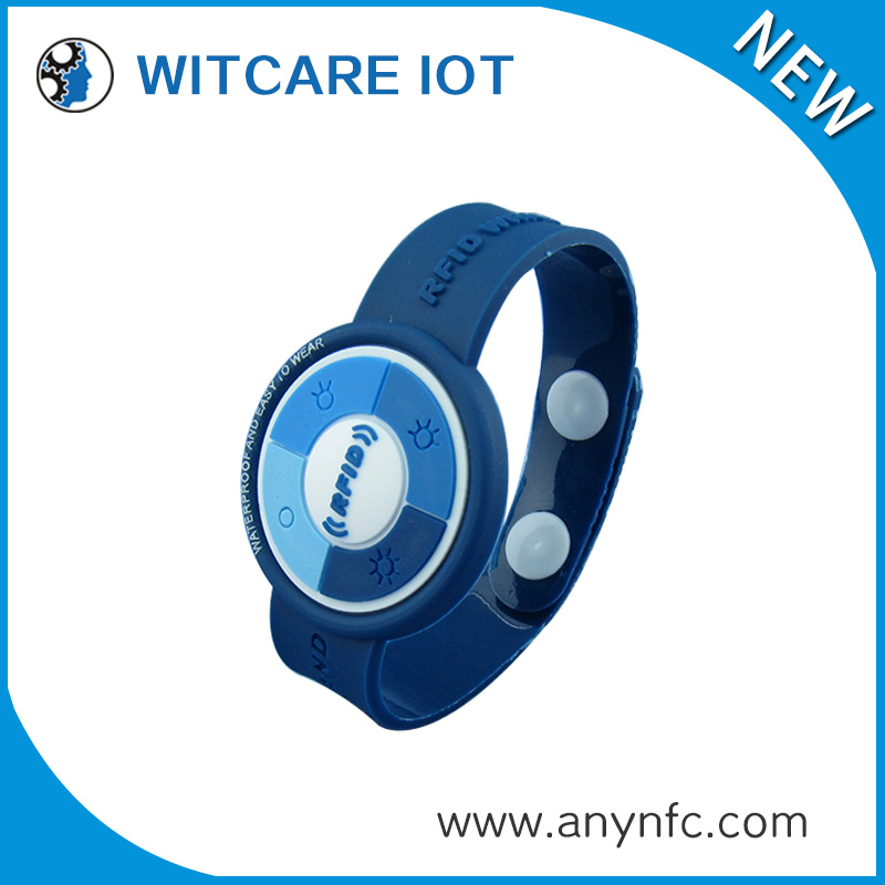 Water Resistance Hf 13.56MHz RFID Bracelet for Swimming Pool