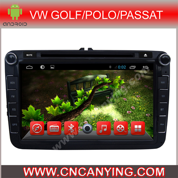 Car DVD Player for Pure Android 4.4 Car DVD Player with A9 CPU Capacitive Touch Screen GPS Bluetooth for VW Golf/Polo/Passat (AD-8151)
