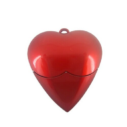 Plastic Heart Shape USB Flash Drive