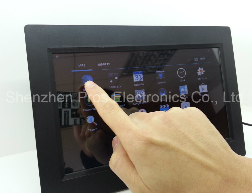 Touch Screen Android Digital Photo Frame with 12 Inch