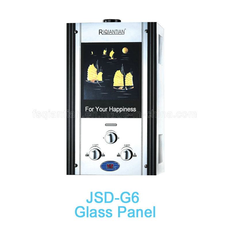 Glass Panel Gas Water Heater