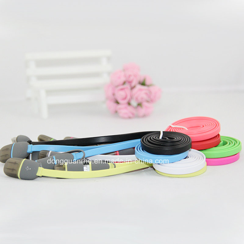 2 In1 Colorful Cable for iPhone 6 and Micro (RHE-A4-025)