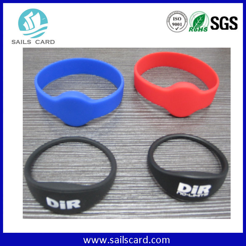 Nice Looking Lf134.2kHz RFID Silicone Bracelet