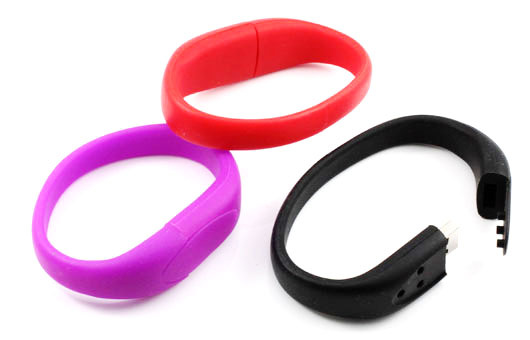 Wrist Bracelet Silicone USB Flash Drive