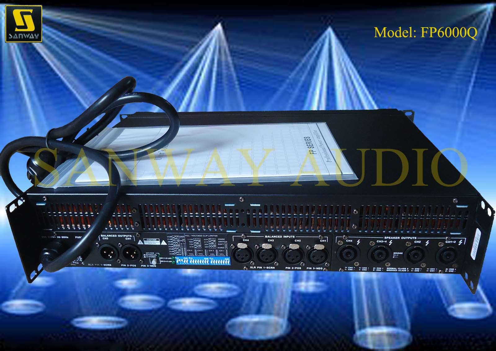 Four Channel Amplifier, Tube Amplifier (FP6000Q)