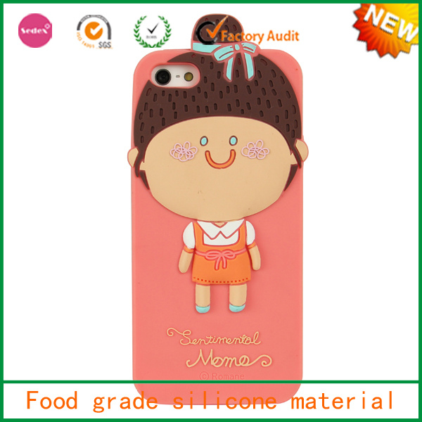New Design Fashion Made Rubber Cover for iPhone