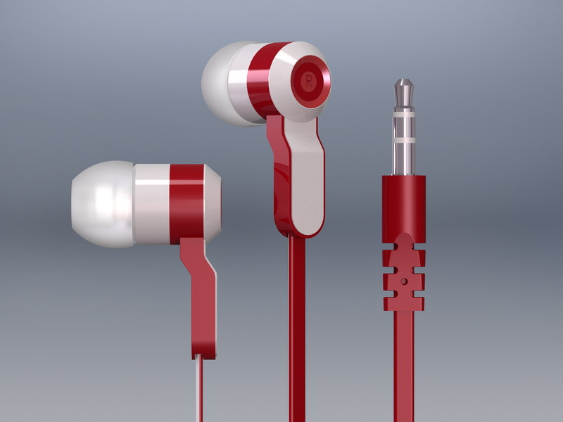 Good Quality Unique Design Flat Cord Earphone (LS-F18)