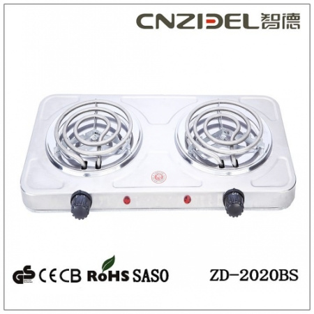 Stainless Steel Double Coil Hotplates Stove Burner for Cooking