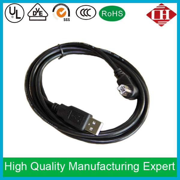 45 Degree Angled USB Printer Cable