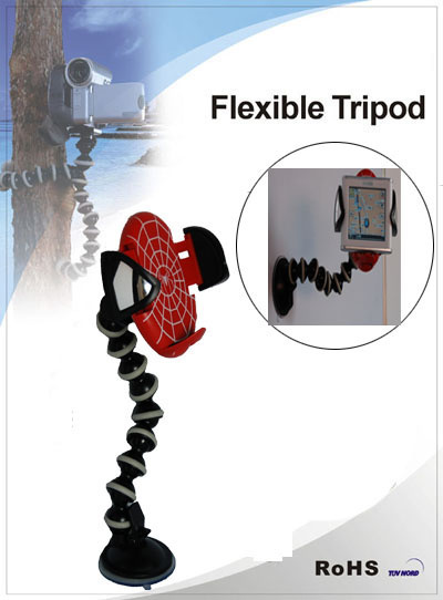 Vacuum Cup Flexible Tripod for GPS