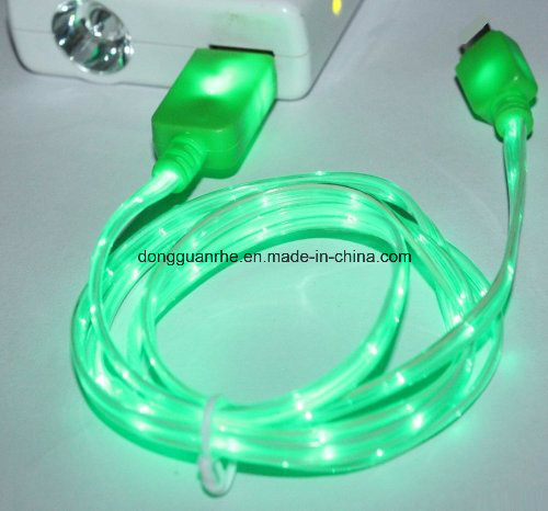 Green Color LED Data Cable (RHE-A1-007)