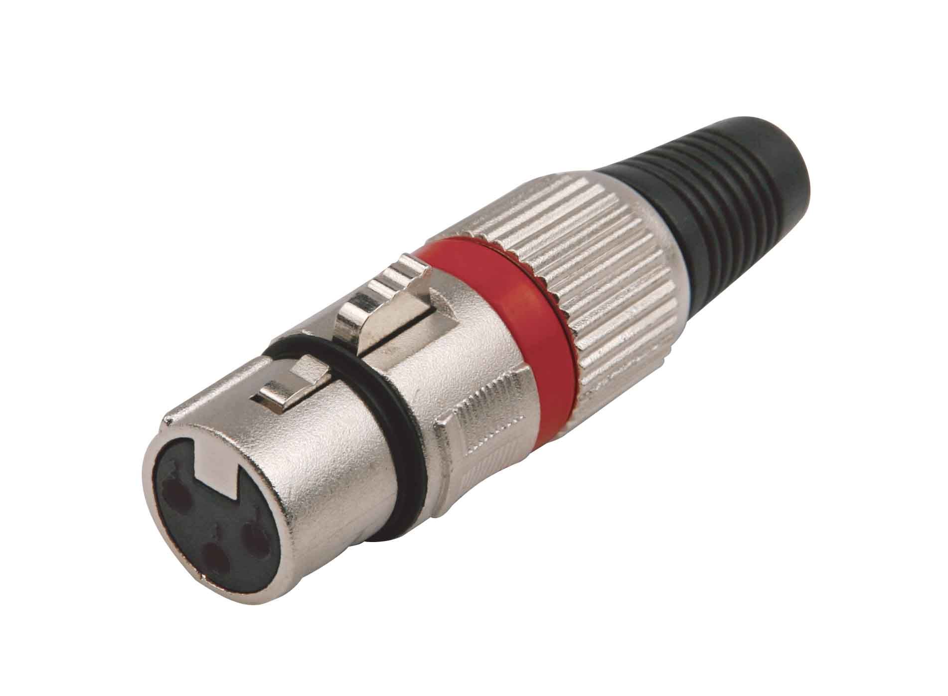 Microphone Connector for Microphone Cable and Mixer