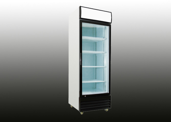 450L Swing Glass Door Upright Beverage Refrigerator