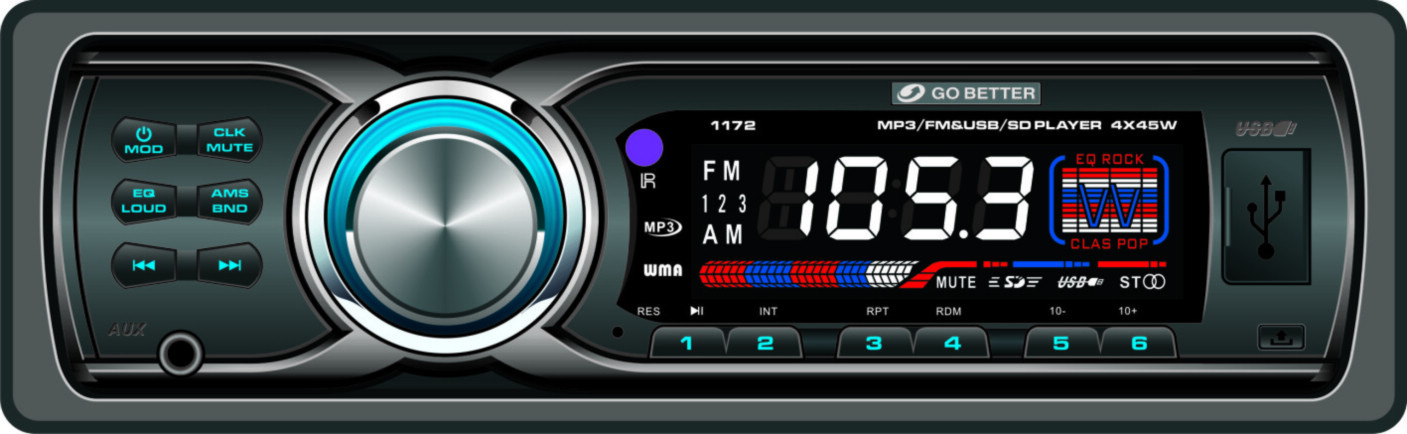 Car MP3 Player (GBT-1172)