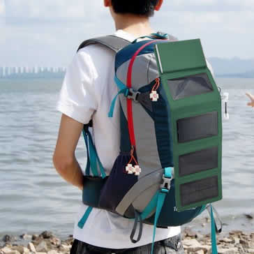 8000mAh Mobile Phone Solar Power Bank Charger
