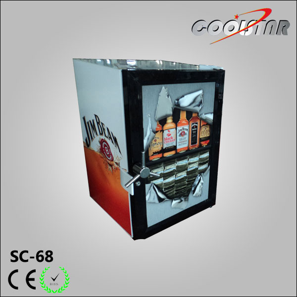 Decorative Mini Refrigerator for Can Storage (SC68)