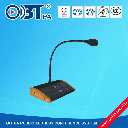 Public Address PA System Wired Gooseneck Desktop Paging Microphone