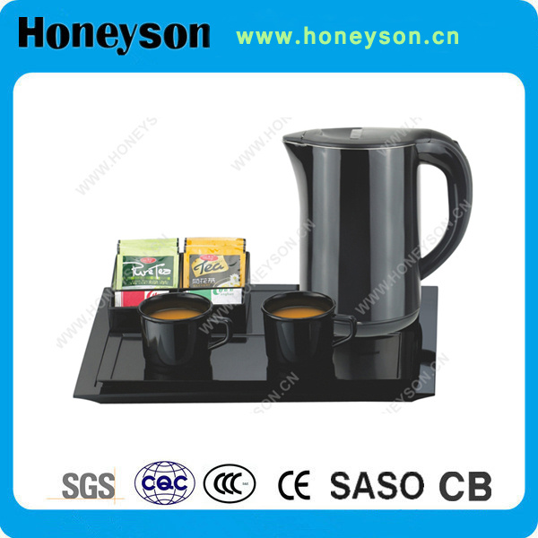 1.2L Plastic Electric Kettle Tray/Tea Set