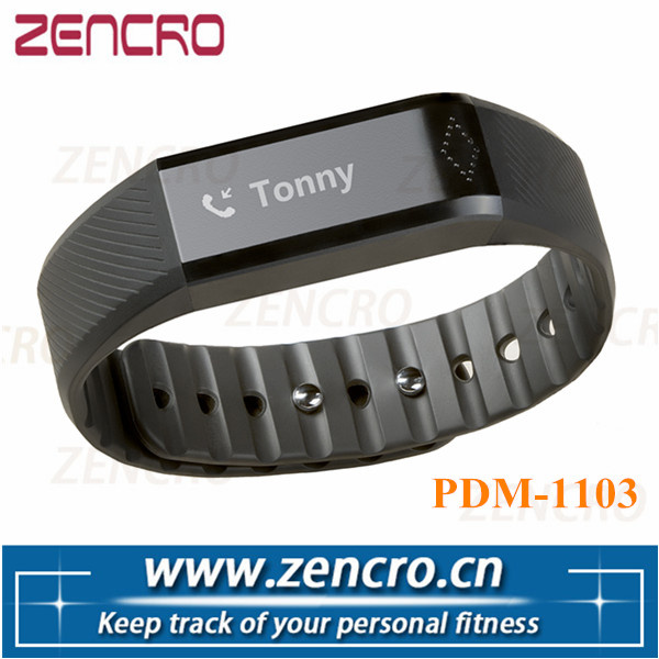 Multifunction Fitness Tracker Touch OLED Display Bluetooth Bracelet