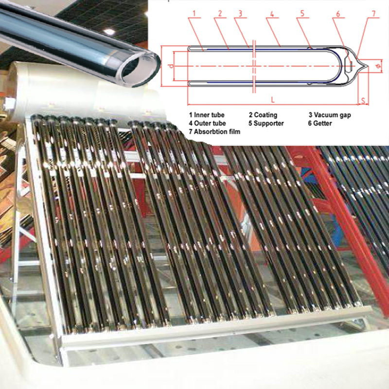 New Style Stainless Steel Vacuum Tube Solar Water Heater