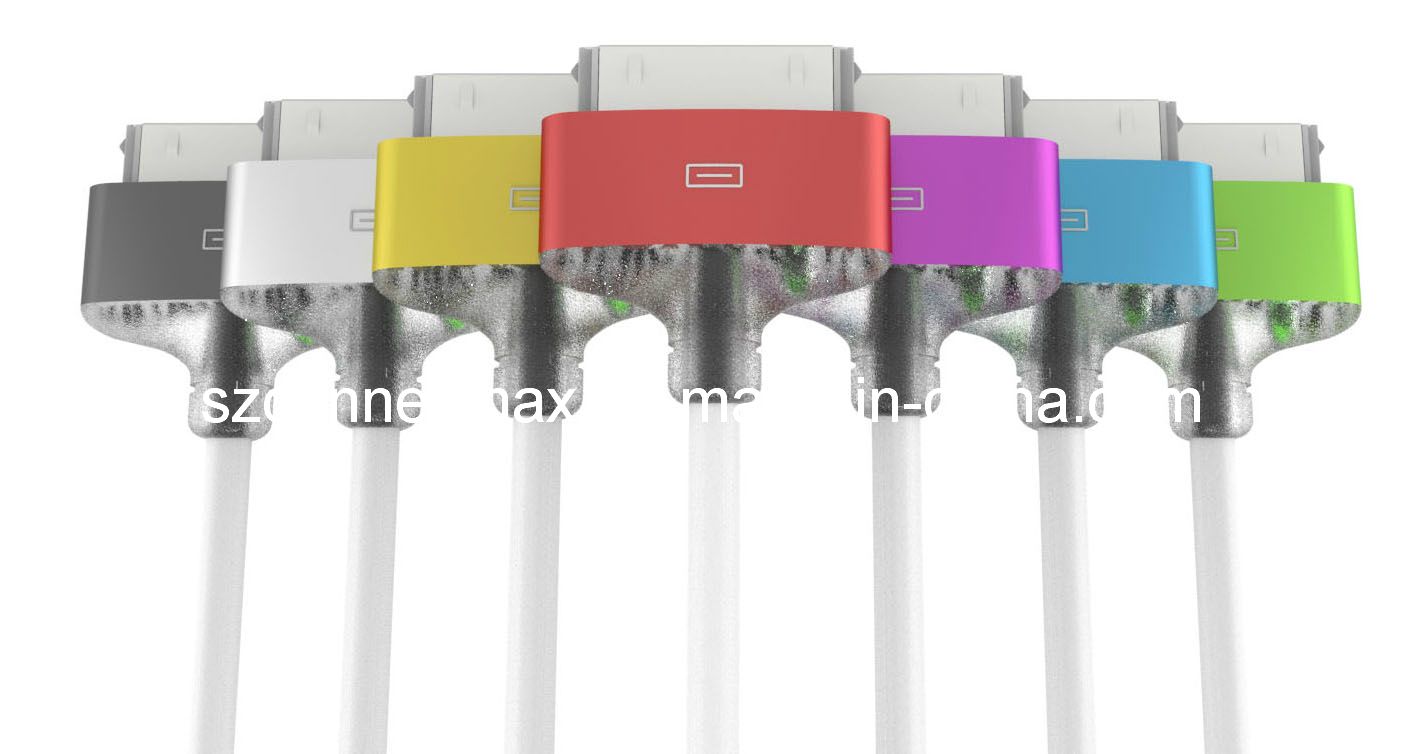 Mfi Certified 30pin Cable for iPhone, with LED Light