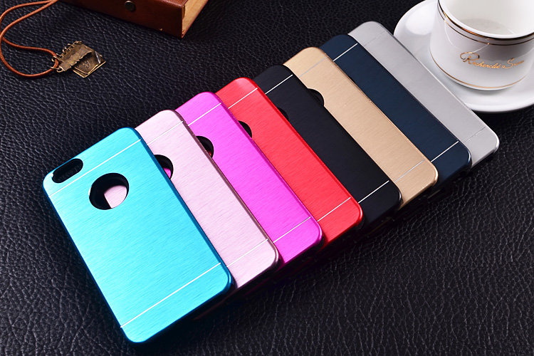 Aluminium Hard Case Rubber Silicon Case for Apple iPhone 6