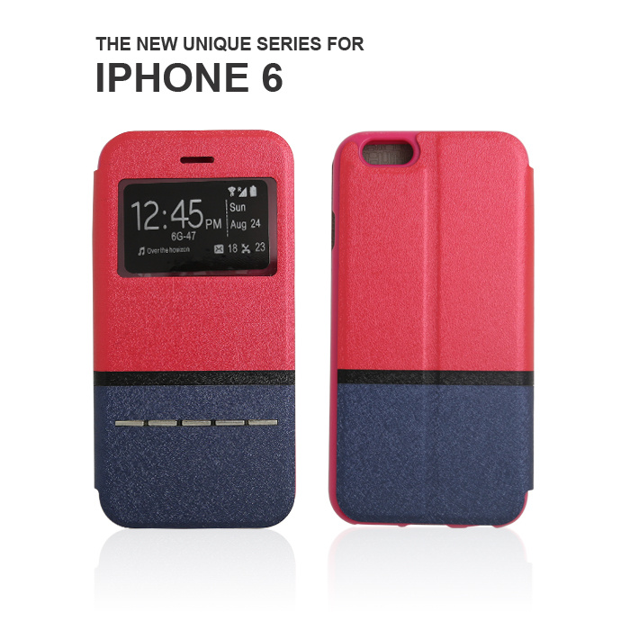 Hot Sale Fashion PU Leather Mobile Phone Case for iPhone6