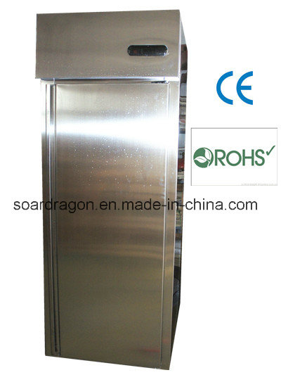 Single Door Column Commerical Refrigerator for Kitchen Use