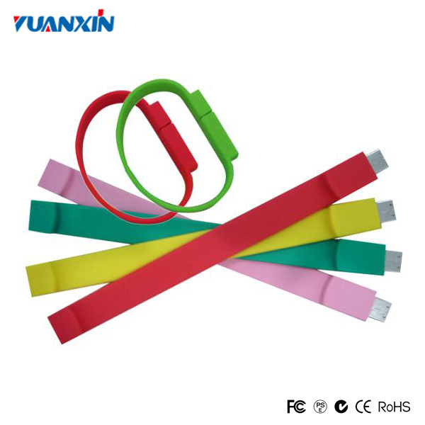 Gadget Wristbands PVC USB Flash Drive