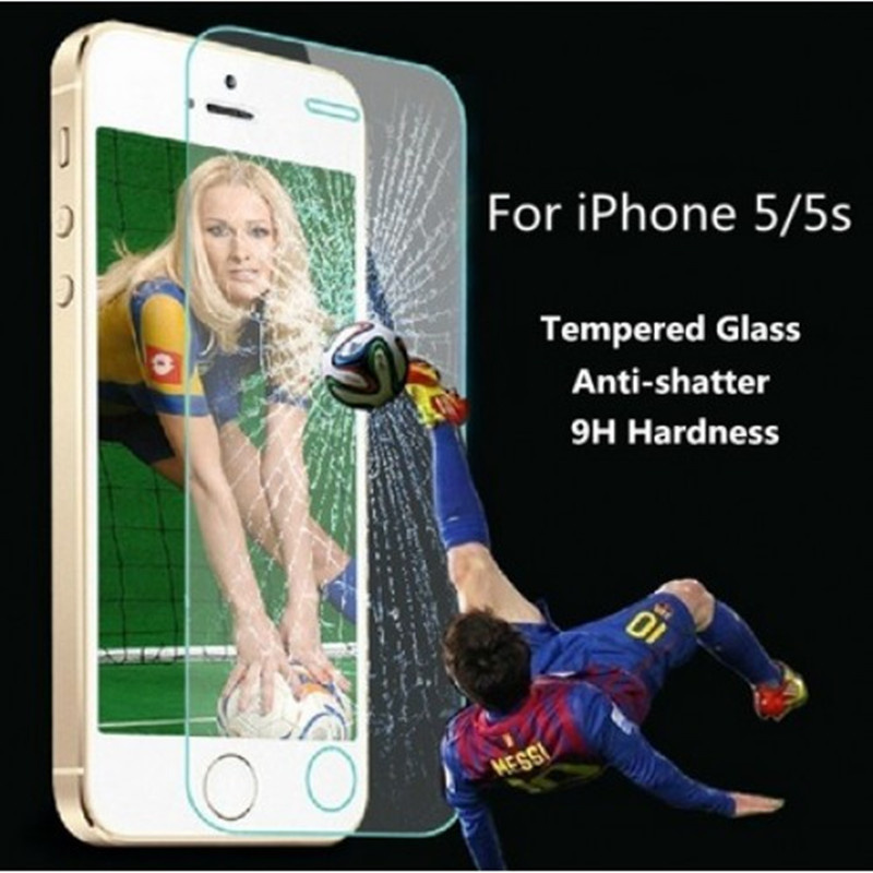 Super Anti-Scratch Tempered Glass Screen Protector for iPhone5 5s 5c