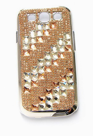 Crystal Decoration Back Protect Cover