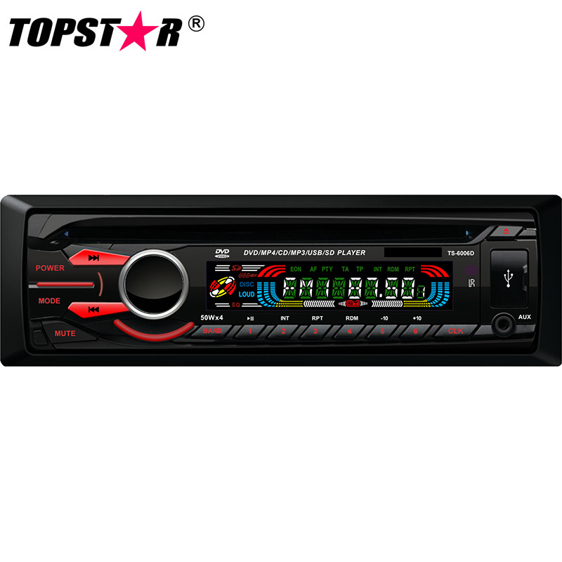 One DIN Fixed Panel Car DVD Player