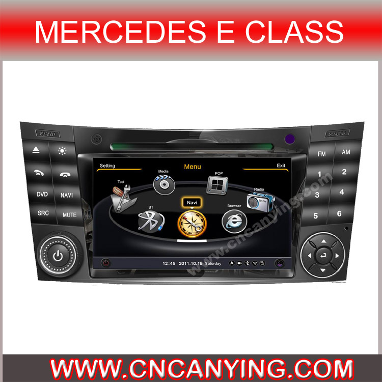Special Car DVD Player for Mercedes E Class with GPS, Bluetooth. with A8 Chipset Dual Core 1080P V-20 Disc WiFi 3G Internet (CY-C090)