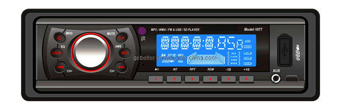 Car MP3 Player with Remote Control (1077)