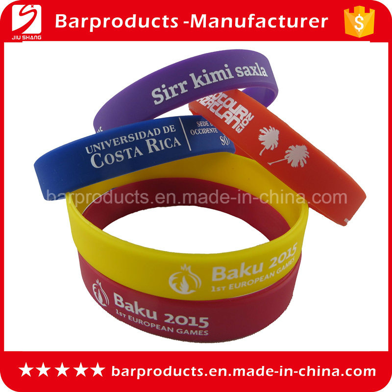 Custom Printing Logo Silicone Bracelet
