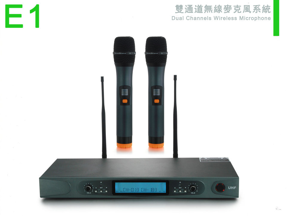 Professional DJ Audio Sound System Wireless Microphone E1