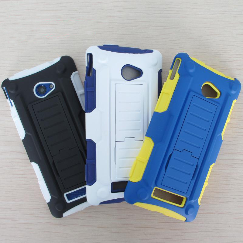 Newest Kickstand PC Silicon Mobile Phone Case